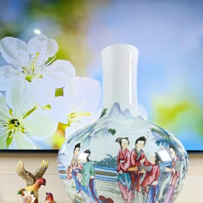 BÌNH SỨ CAO CẤP HỌA TIẾT THẬP NHỊ KIM THOA